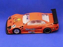 Slotcars66 Lister Storm 1/32nd scale slot car body by Fly Car Model - Fly Kit Orange #5 